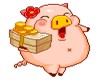 [Zuki]Cute Piggy Sticker