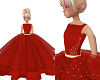 Kids Red/Gold Gown