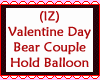 Bear Couple Hold Balloon