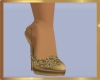 Gold Party Shoes/Set