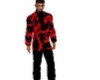 RED N BLK FULL SUIT