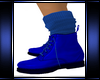 BLUE HIKING BOOTS