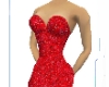 Red Speckled Mini Dress