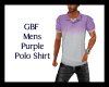 GBF~Mens Purple Polo Tee