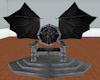 Cross Bat Wing Throne