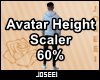 Avatar Height Scale 60%