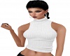 Turtleneck Top-White