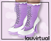 Purple Lolita Boots
