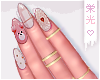 ❥ Kawaii nails+ringsv2