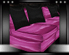 Pink/Black Long Couch 2