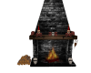 Skull Fireplace