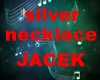 silver necklace Jacek