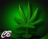 CB Marijuana Leaf Chair
