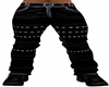 Black belted jeans