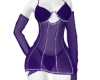 Sheer purple dress