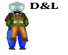 Costume zombie D&L