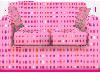 Pink poka dots couch