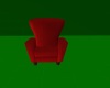 red brick chair