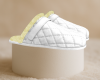 Fur Slippers White