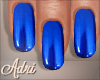 ~A: Blue'Electric Nails