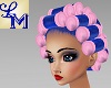 !LM Blue Pink Curlers