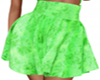 Green Floral Skirt