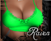*R* Lacey Tank Green