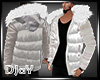 [J] White Fur Coat