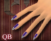 [QB] Short nails[purple]