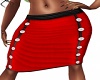 SS Buttons Red Skirt
