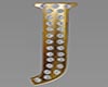 Gold Letter J