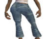 G Biege Striped Jeans