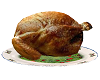 Turkey on Plate-der