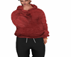 red winter hoody