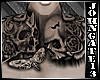 Death Neck Skulls Tattoo