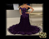 Purple Roses Gown