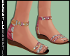 K. Pink Petal Sandal