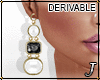 Jewel* Pen Earrings