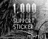 mik™1k Support | Sticker