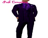 Mens Purple Suit Complet