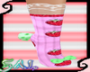 Strawberries Bows Socks
