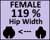 Hip Scaler 119% Female