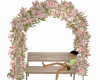 Benches Arch Flowers