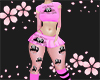 Scream Skirt Set Pink