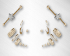 Gold & Diamond Earrings