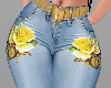 yellow rose jeans