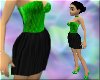 skirt suit dark green