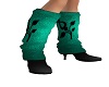{DCY} F Grn Flower Boots