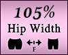 Hip Butt Scaler 105%