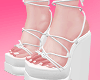 Anna white sandals